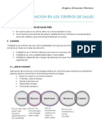 Calidad de Atencion en Los Centros de Salud