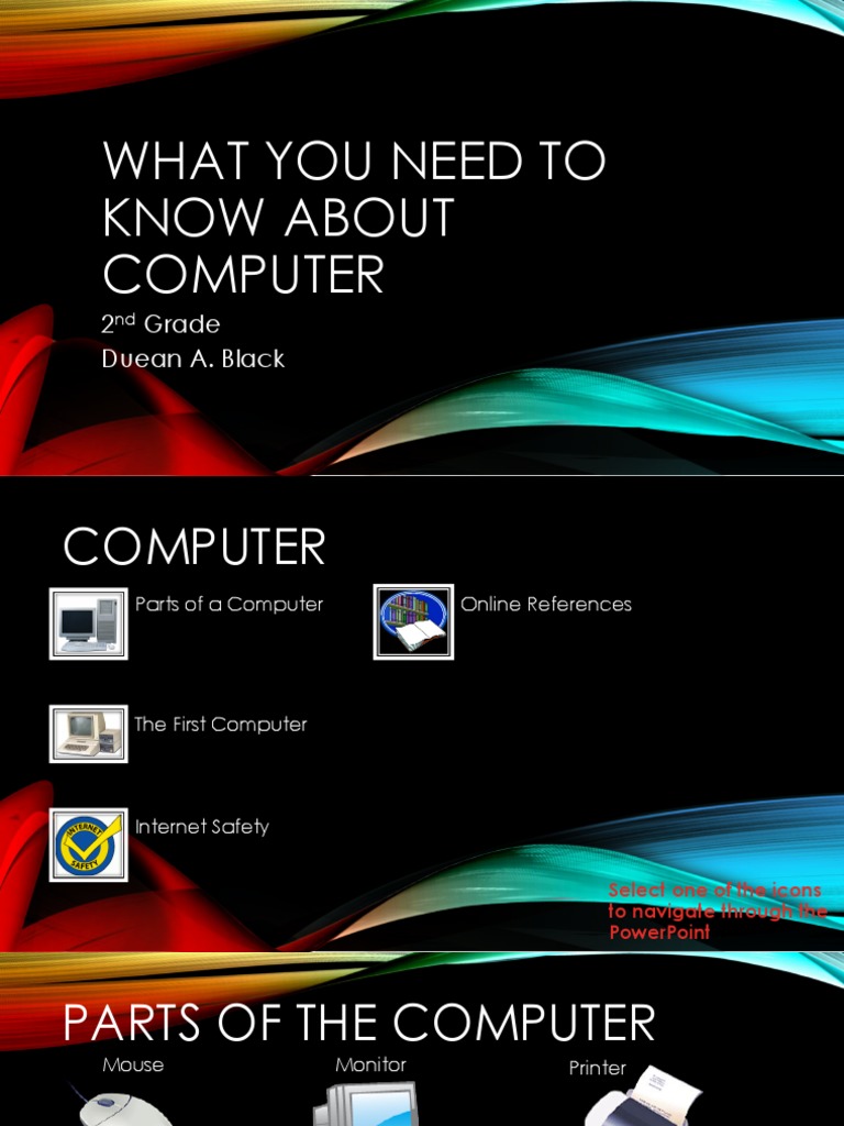 2nd Grade Computer Basics Guide | PDF