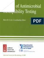 Manual of Antimicrobial Susceptibility Testing
