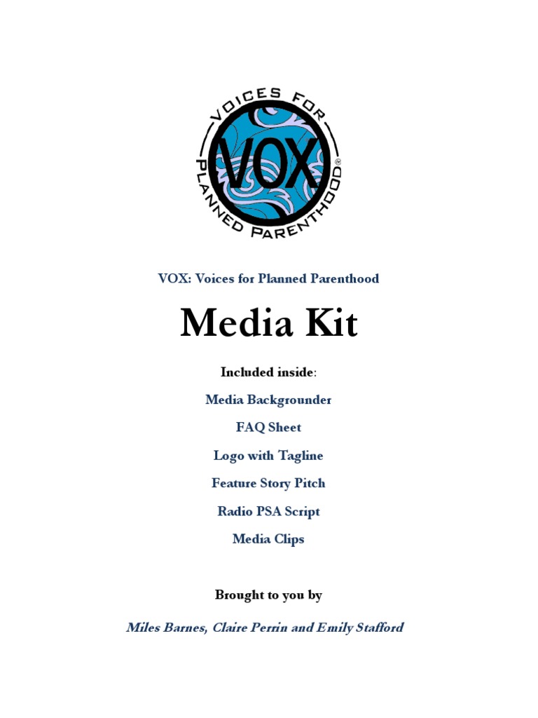 Vox Media Kit | PDF | Planned Parenthood | Reproductive Rights
