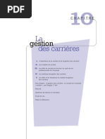 gestion des carrières