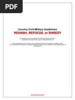 Country Civil-Military Guidelines