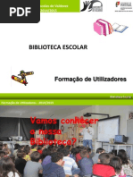 Conhecer a Biblioteca Escolar 