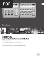 BCF2000 and BCR2000 Manual - English