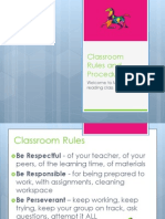 Classroom Rules and Procedures 12-13