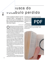 Em Busca Do Vocábulo Perdido