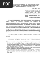 Terceirizacao Privatizaco Terceiro Setor Oscip