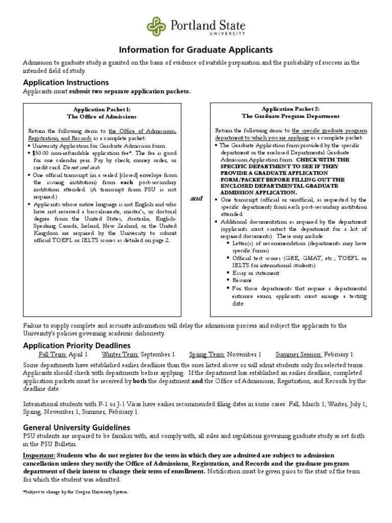 10.09 Complete Grad App | PDF | Test Of English As A Foreign Language ...