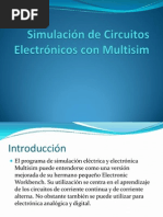 Simulacion de Circuitos Electronicos Con Multisim