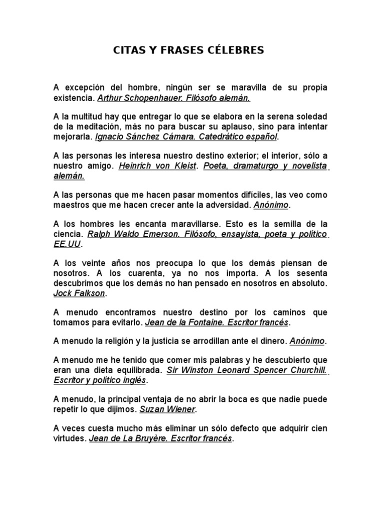 CITAS Y FRASES CLEBRES NBC