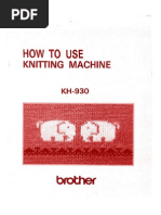 Download Brother KH930 Knitting Machine Manual by fitdrea SN248869240 doc pdf