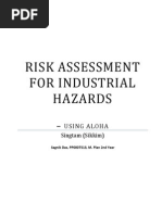 Industrial Risk Assessment Using ALOHA