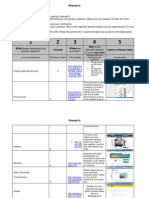 Research Table