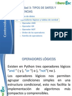python: Operadores