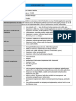 Job Description: Job Code Designation Title Role Reporting To Function