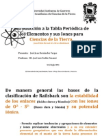 Introducción A La Tabla Periódica de Los Elementos y Sus Iones para Ciencias de La Tierra