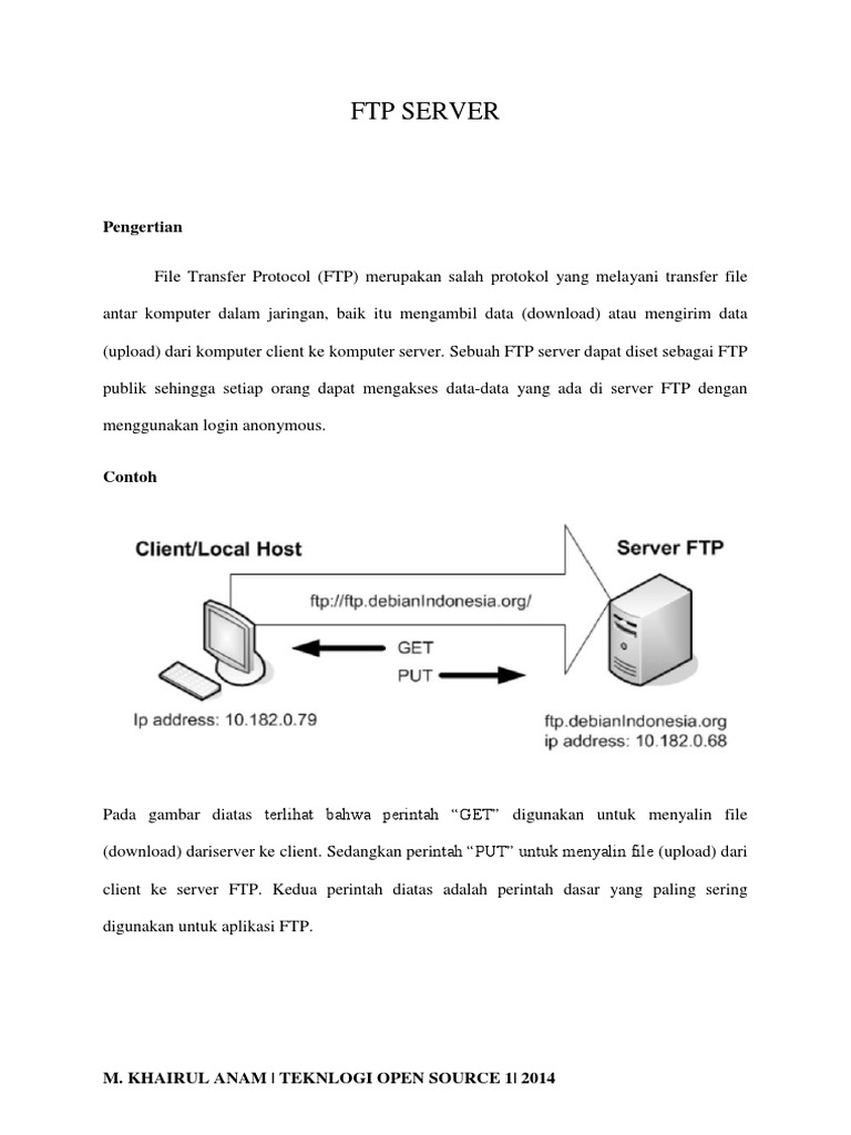 Panduan FTP Server dan Konfigurasi | PDF | Bisnis | Teknologi & Rekayasa