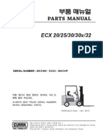 PARTS MANUAL ECX20 - 32 (Lot No - 9653)