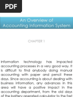 Chapter 1 - An Overview of Accounting Information System