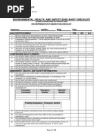 Lab Audit Form