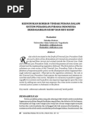 Download Kedudukan Korban Tindak Pidana by Amix Showwam SN248892170 doc pdf