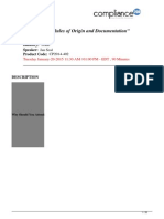 NAFTA Rules of Origin and Documentation