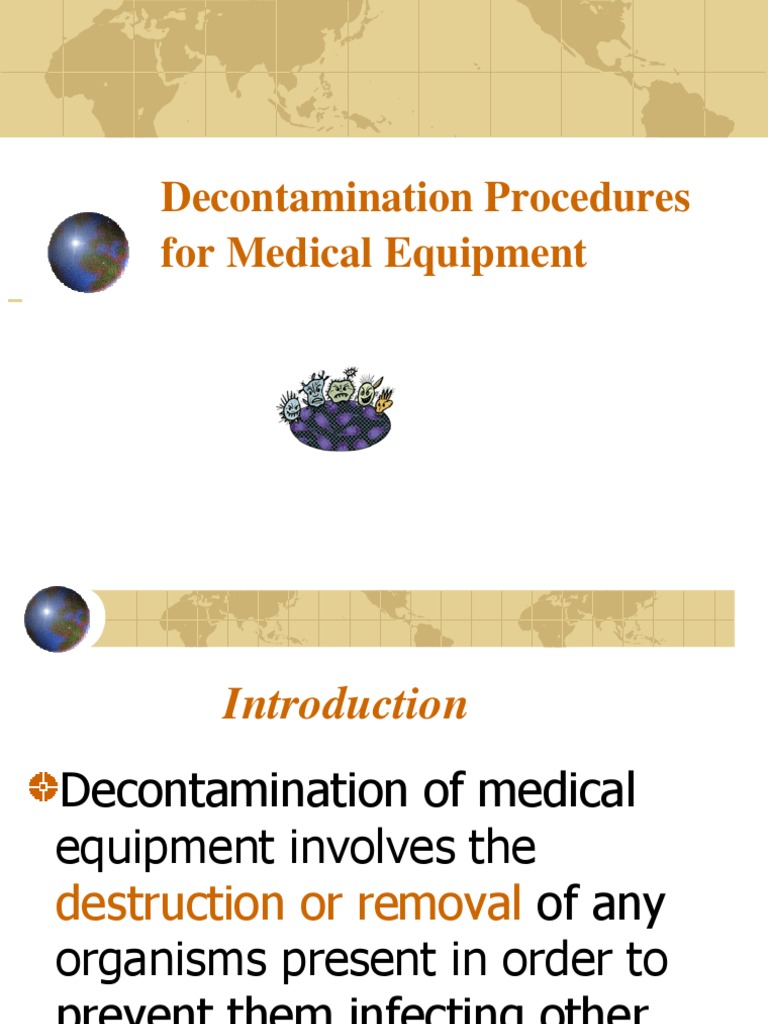 Decontamination Procedures T | PDF | Sterilization (Microbiology ...