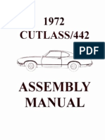 1972 a-Body Assembly Manual Index