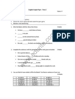 Class 5 ICSE English Sample Paper Term 2