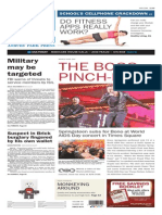 Asbury Park Press Front Page Tuesday, Nov. 2 2014