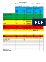 Production Log