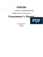 MSR206 Programmer's Manual