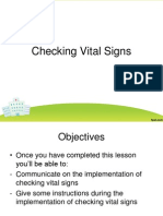 Checking Vital Signs