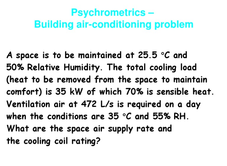 Air Conditioning Load Calculation Guide | PDF