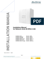 Installation Manual M-WRG-S-485 23-06-2011