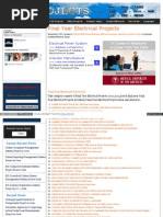 1000projects Org Final Year Electrical Projects HTML PDF