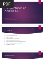 A Presentation On Android OS