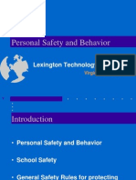 Personal Safety and Behavior: Lexington Technology Center