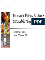 Uji Potensi Antibiotik