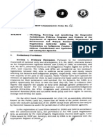 Joint Dar Denr Lra Ncip Ao No. 1 s12 Clarifying Restating and Interfacing The Respective Jurisdictions...