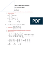 Bab 3 Sistem Persamaan Linear