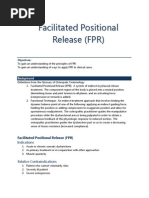 Facilitated Positional Release FPR