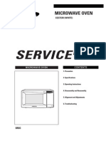 Samsung Microwave Model CE2733R Service Manual