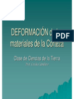 Deformación de Los Materiales de La Corteza