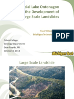 The Development of Glacial Lake Ontonagon