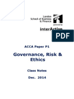 ACCA P1 Study Notes December 2014 