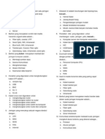 Soal Latihan Untuk Persiapan Uas