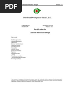 Download Specification for Cathodic Protection Design by hezron77 SN248933255 doc pdf