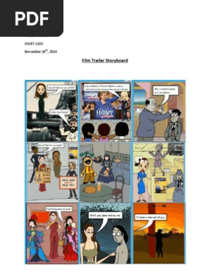 Film Trailer Storyboard