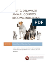 Delaware Animal Control Recommendations Part 2 (or Transition Plan - Final)